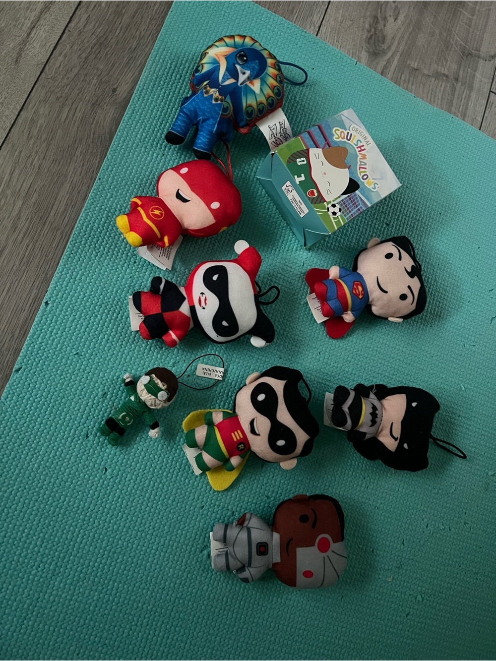 DC Comics Kids Plush Keychain Set - Multi-Color (Assorted Characters)